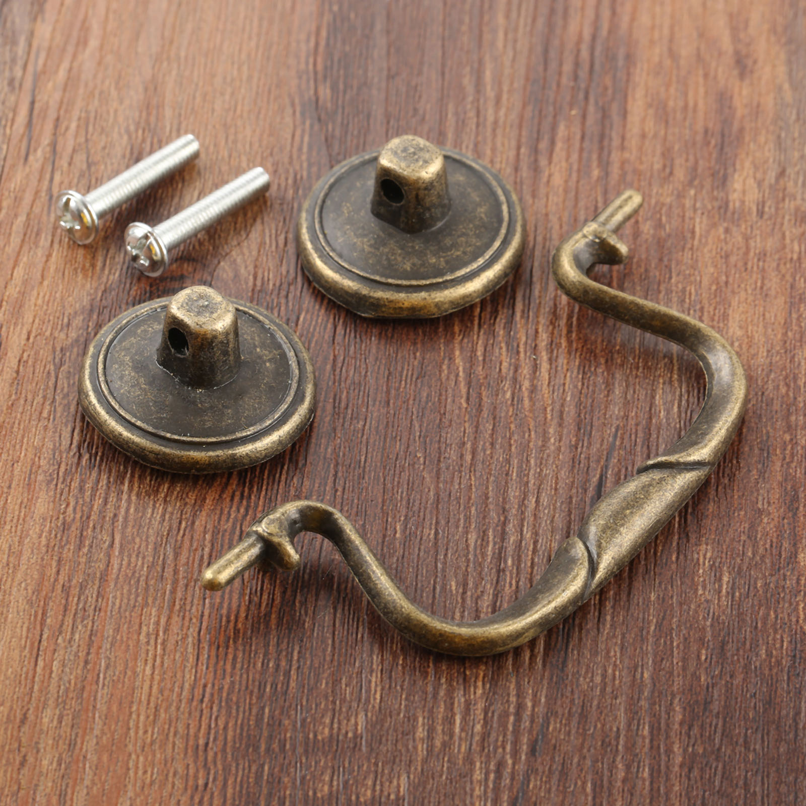 Furniture Hardware Shop - 1 adet Vintage Plastik Çekme Kolları