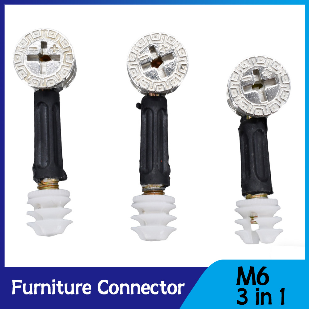 Furniture Hardware Cam Lock - Mobilya Donanımı 3'ü 1 Arada Kam
