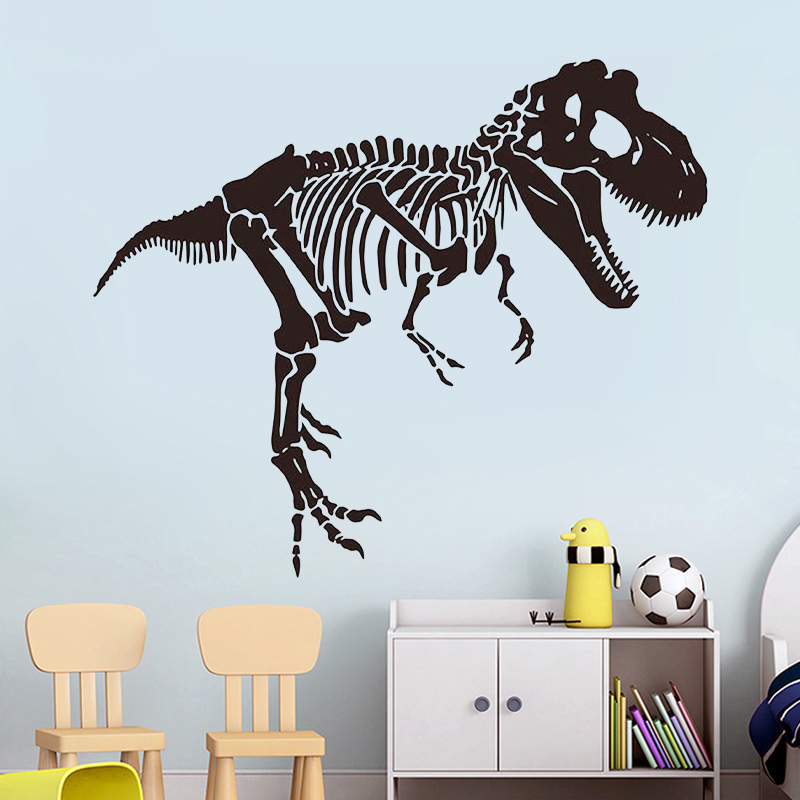 Furniture Paradise & Hardware Ghaziabad - İskelet T-Rex Dinozor Duvar Sticker Vinil