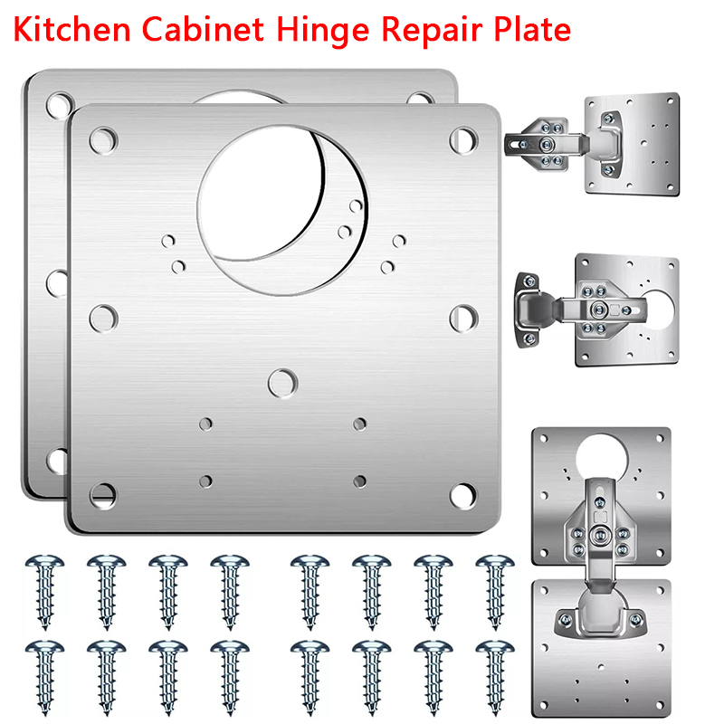Furniture Hardware Repair - 2/10 adet setleri menteşe tamir plakası