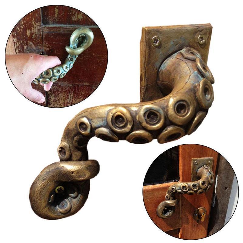 Furniture Hardware Accessories - Vintage Ahtapot Kapı Topuzu Hayvan Tarzı
