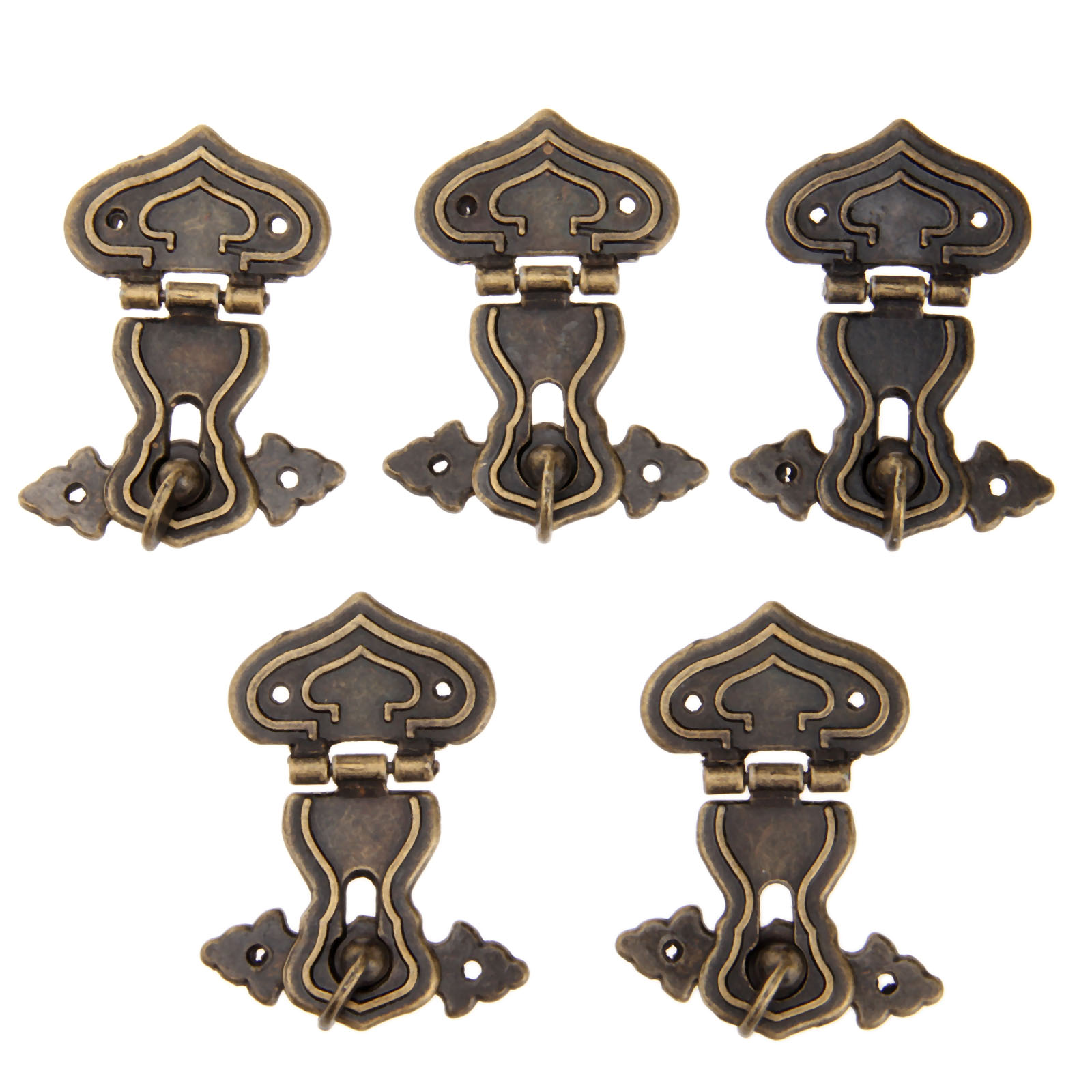 Furniture Hardware Antique - 5 adet 63x47mm antika Metal kilit