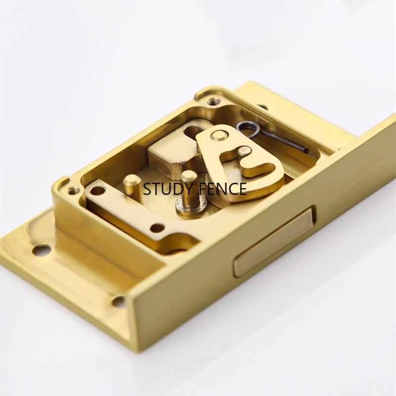 Furniture Hardware Brass - 1 adet antika Metal çekmece kilidi