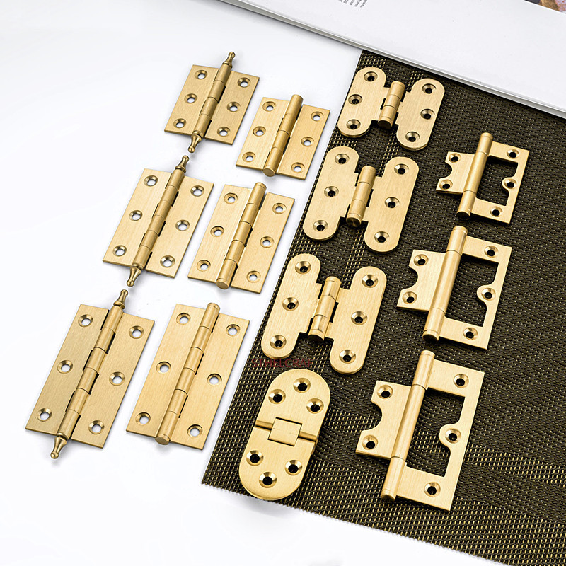 Furniture Hardware Brass - 2 adet Pirinç Dolap Kapı Menteşeleri