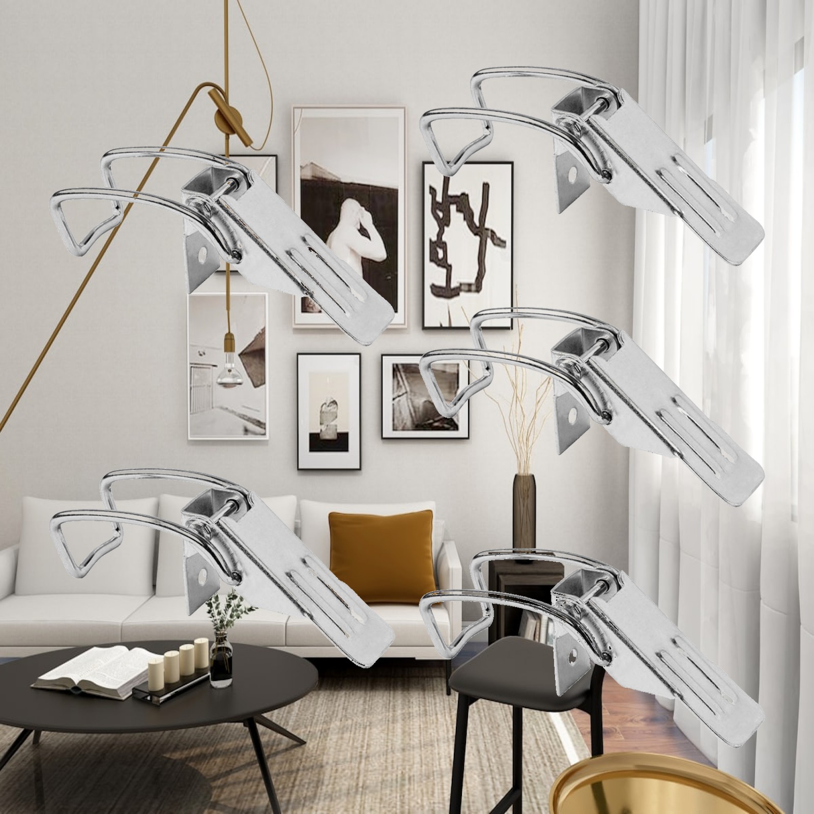 Furniture Hardware Accessories - 5x Mandal Mandalı Metal Sağlam Evrensel
