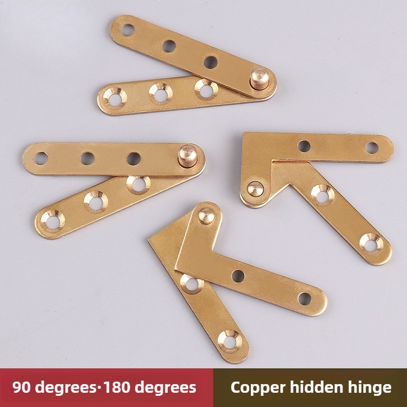 Furniture Hardware Brass - Pivot Menteşe Bakır 90/180 Derece Kapı