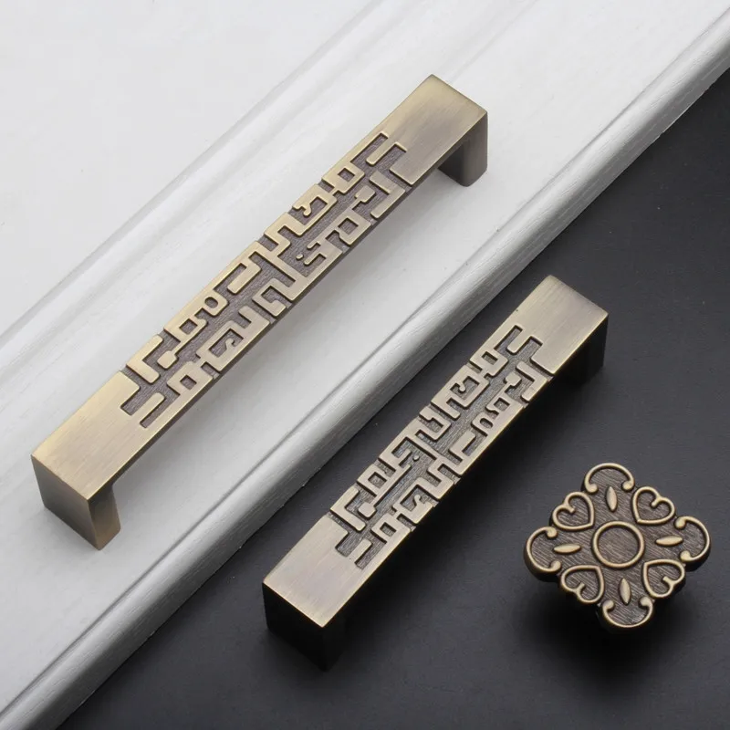 Unique Furniture Hardware - 2 adet Çin Tarzı Çekmece çekmece