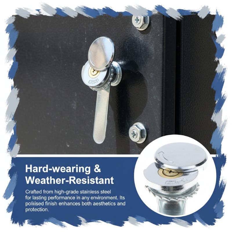 Furniture Hardware Cam Lock - Alüminyum alaşımlı 18.5mm/22mm silindir kam kilidi