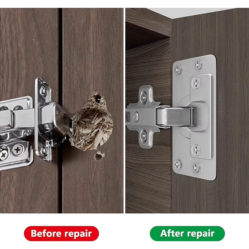 4 çift menteşe tamir plakası d - Furniture Hardware Repair incelemesi ve fiyatı