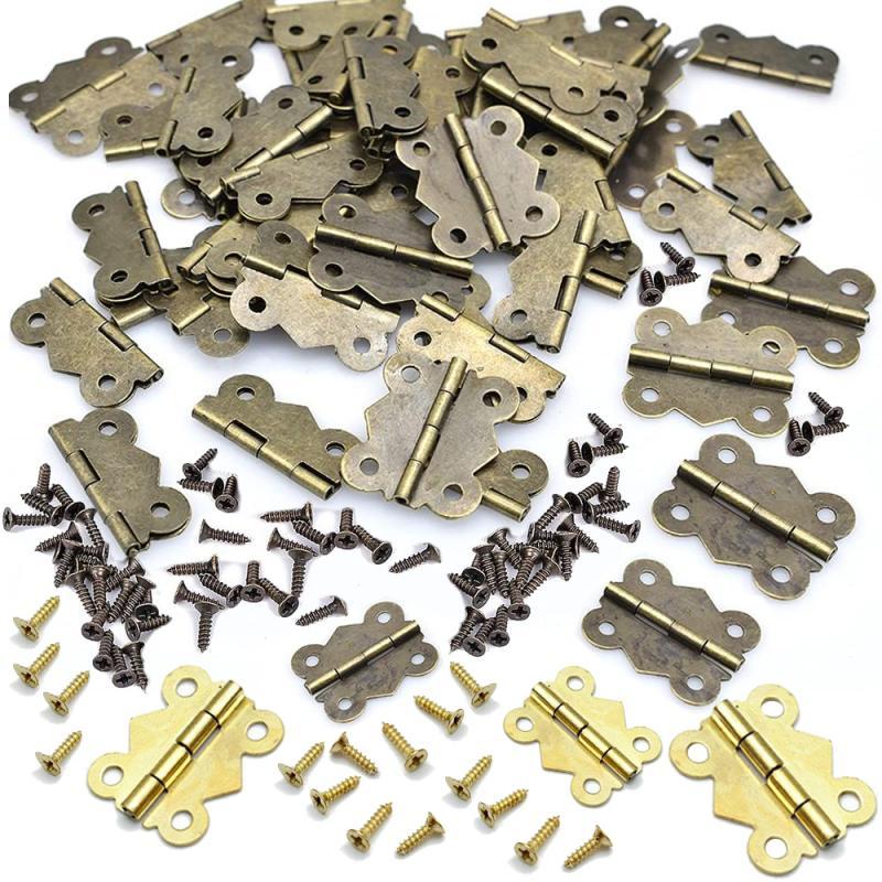 10/20 adet Vidalı Menteşe Kele - Furniture Hardware Antique incelemesi ve fiyatı