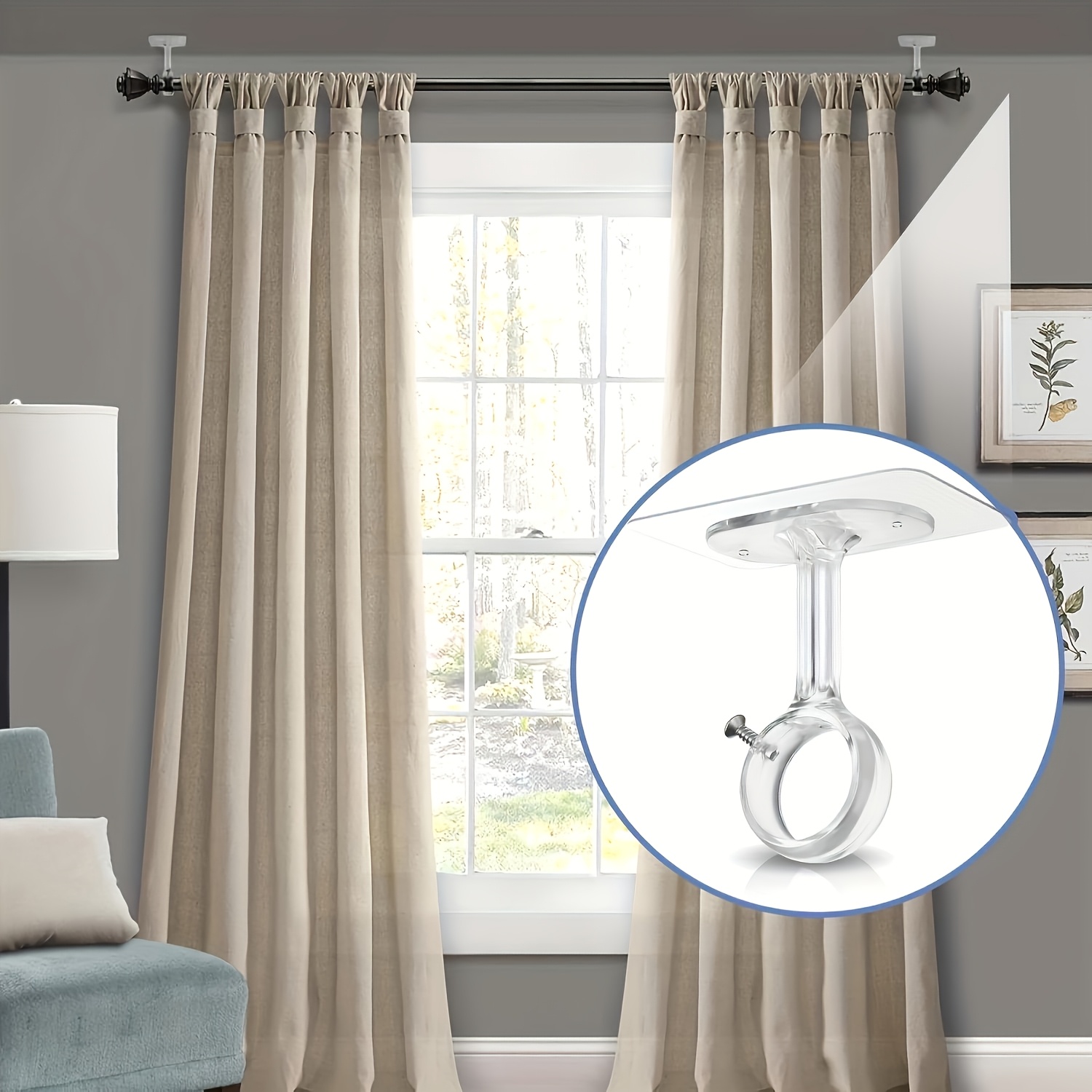 Deliksiz Tavan Perde Çubuğu Br - Furniture Hardware Accessories incelemesi ve fiyatı