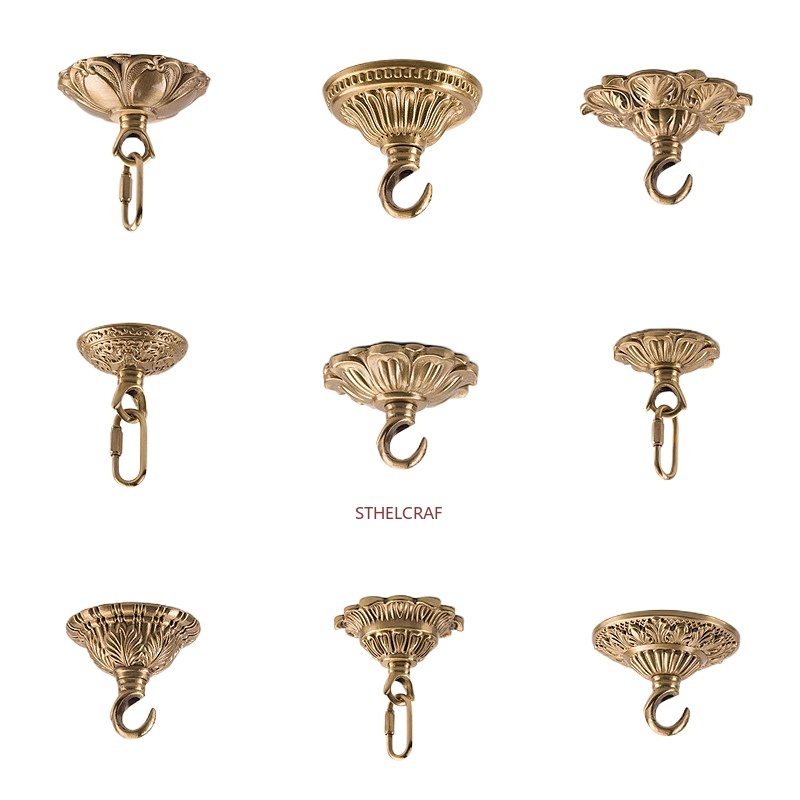 1 adet High-end pirinç kanca e - Furniture Hardware Brass incelemesi ve fiyatı