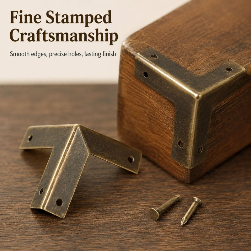 4/16 takım Antik Bronz Köşe Ko - Furniture Hardware Antique incelemesi ve fiyatı
