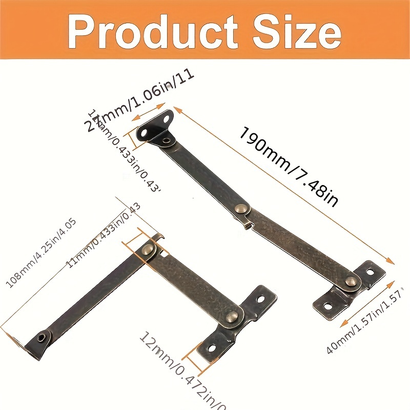 2'li Paket Antik Bronz Katlanı - Furniture Hardware Antique incelemesi ve fiyatı