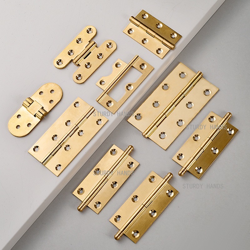 10 adet Pirinç Menteşeler, Alt - Furniture Hardware Brass incelemesi ve fiyatı
