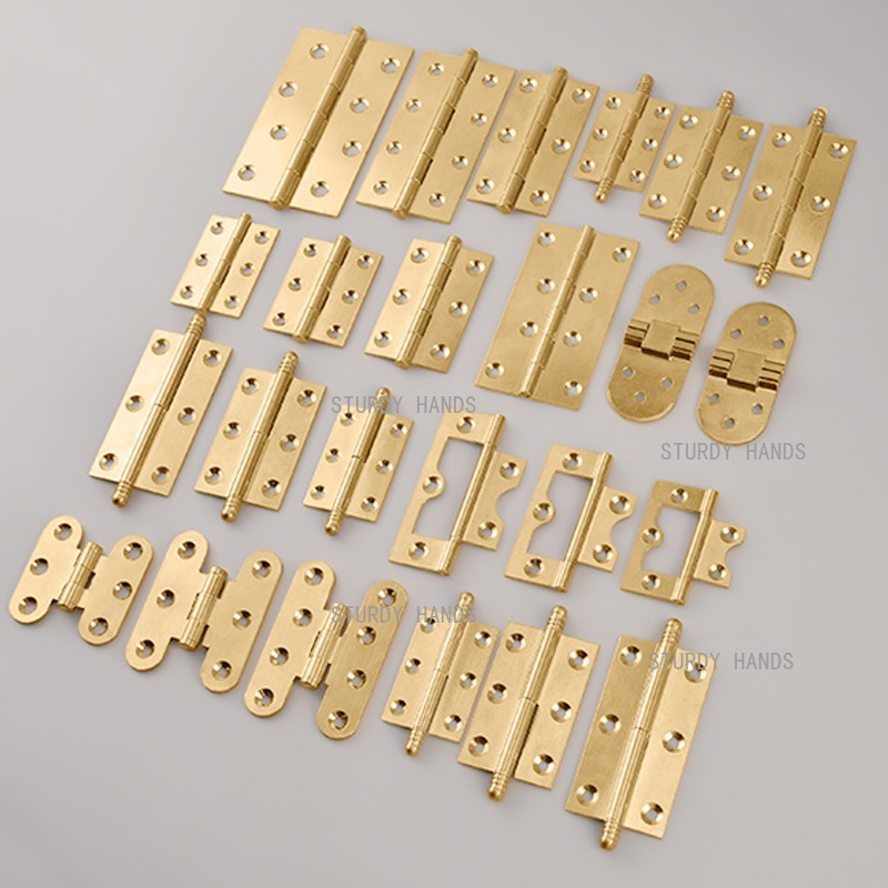 10 adet Pirinç Menteşeler, Alt - Furniture Hardware Brass incelemesi ve fiyatı