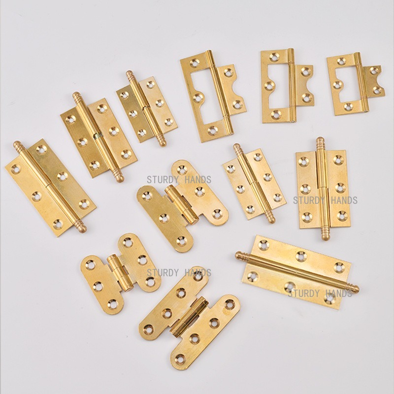 10 adet Pirinç Menteşeler, Alt - Furniture Hardware Brass incelemesi ve fiyatı