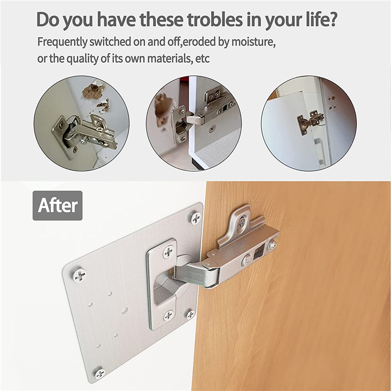KAK 8 adet Menteşe Tamir Plaka - Furniture Hardware Repair incelemesi ve fiyatı
