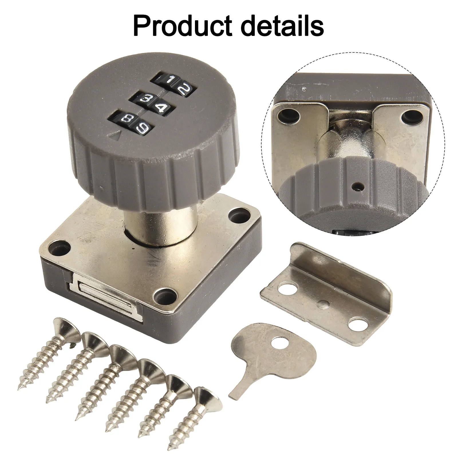 Çekmece Kod Kilidi 3 Haneli Ko - Furniture Hardware Cam Lock incelemesi ve fiyatı