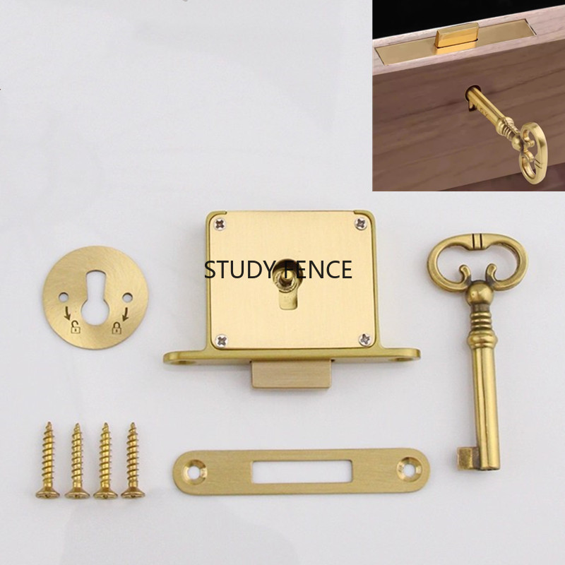 1 adet antika Metal çekmece ki - Furniture Hardware Brass incelemesi ve fiyatı