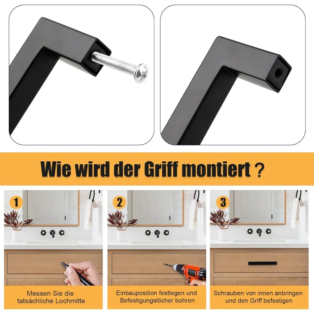 6/18 adet Paslanmaz Çelik Kare - Furniture Hardware Brass incelemesi ve fiyatı