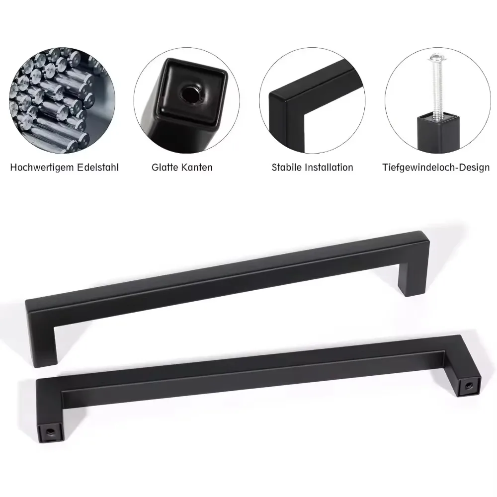 6/18 adet Paslanmaz Çelik Kare - Furniture Hardware Brass incelemesi ve fiyatı