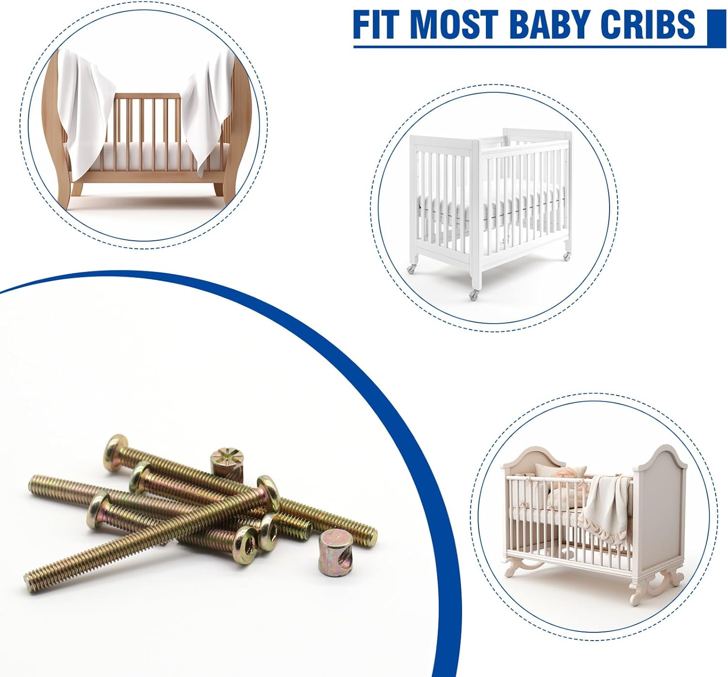 VKKM 25 Adet M6 Bebek Beşiği V - Furniture Hardware Repair incelemesi ve fiyatı