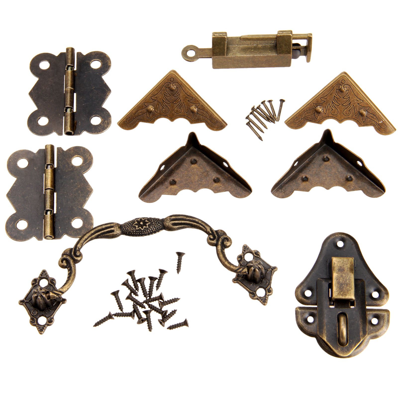 9 adet/takım mobilya parçaları - Furniture Hardware Brass incelemesi ve fiyatı