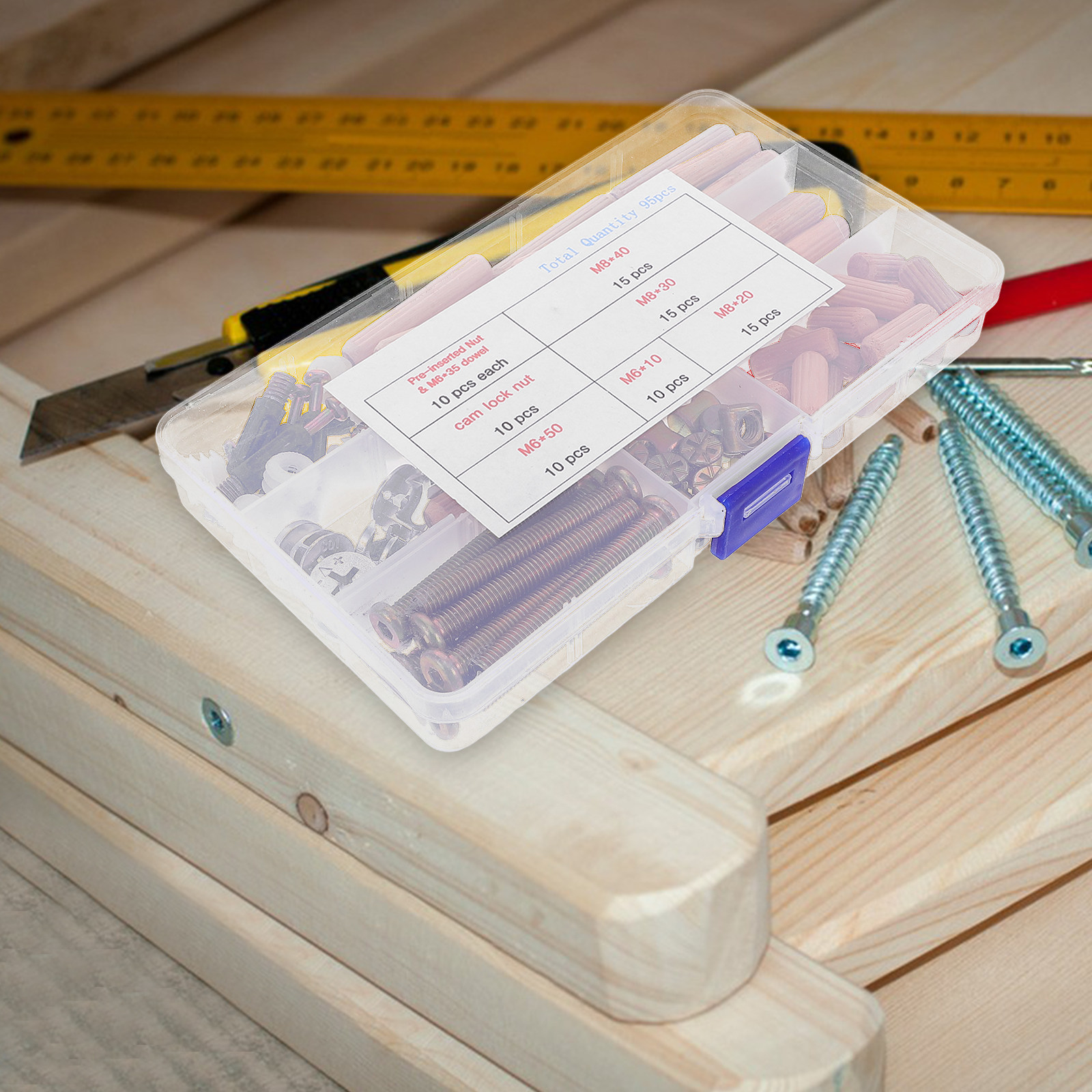 95 Parça Mobilya Donanım Seti  - Furniture Hardware incelemesi ve fiyatı